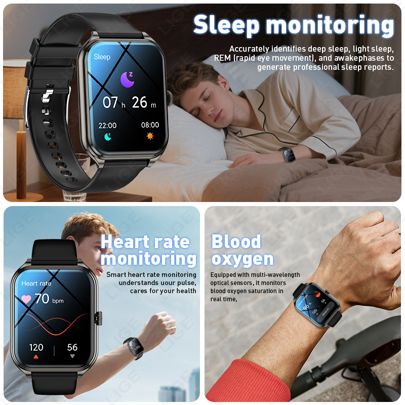 LIGE Voice Calling Smart Watch - Smartwatch X12 recension och pris