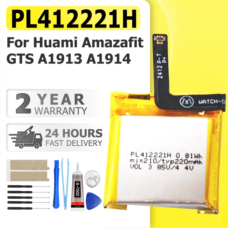 PL412221H Brand-New Battery Fo - Smartwatch A1914 recension och pris